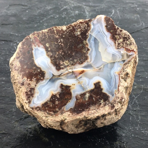 Agate Geode Display Rock Deco - Picture 1 of 8